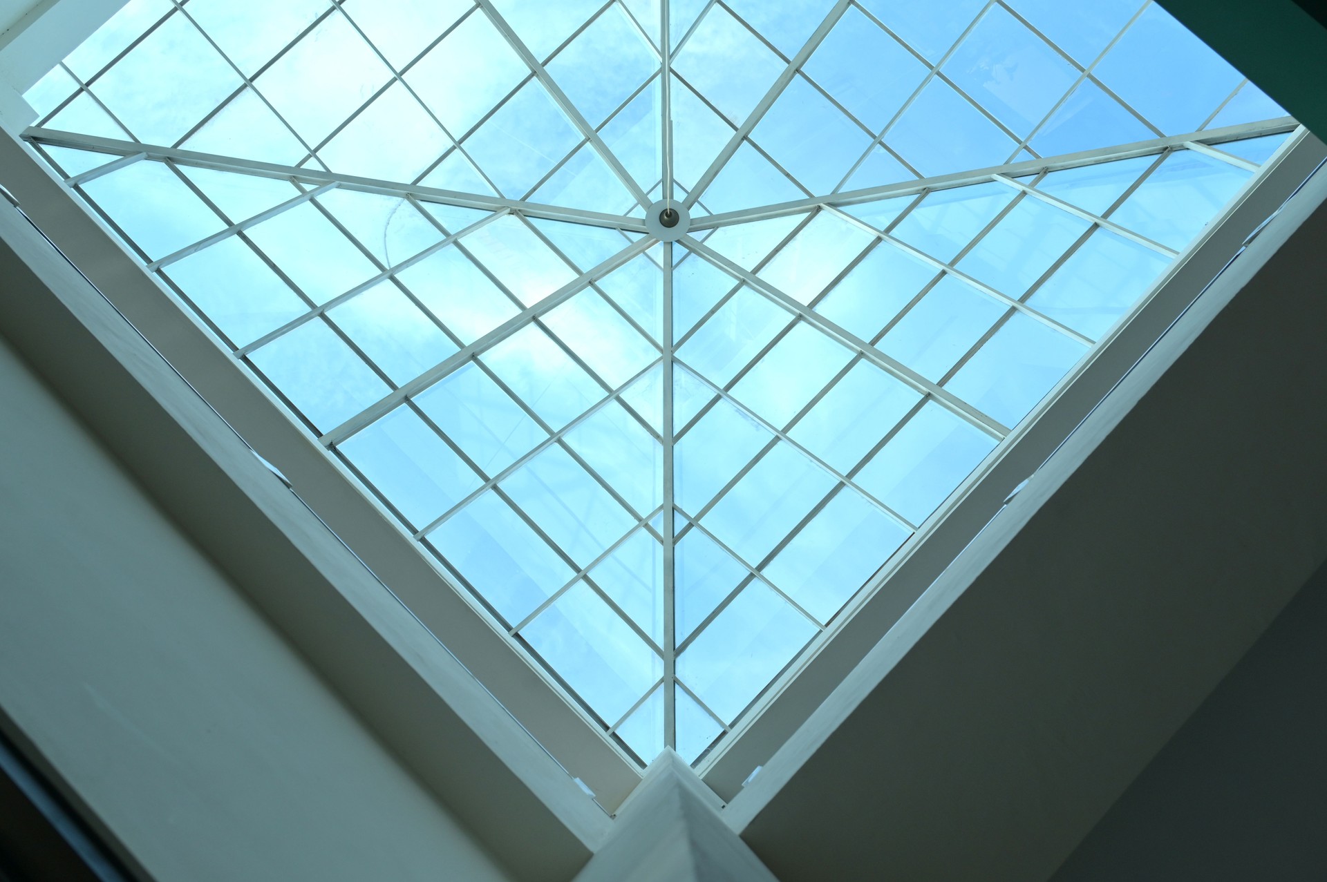 Modern glass roof